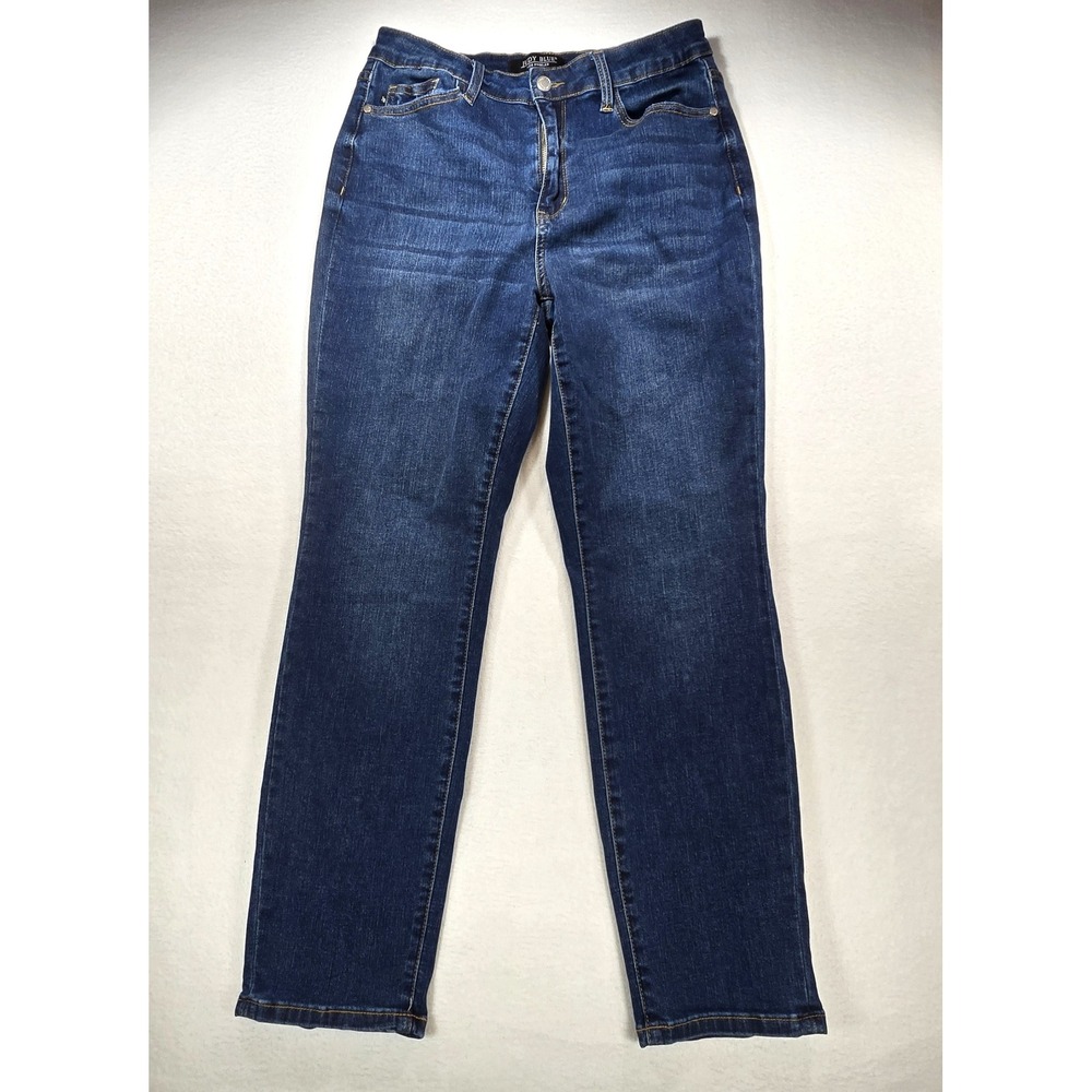 Judy Blue Boyfriend Jeans Dark Wash High Rise Stretch Denim 11/30 JB88608 DK